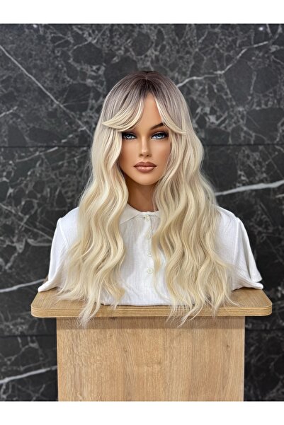 Fenomen Peruk Gerçek Saç Dokusunda Yeni Dalgalı Özel Vip Peruk