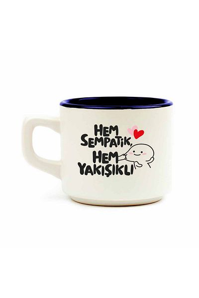 PALTO TASARIM White Venus Mug - Both Sympathical and Handsome, Gift Ceramic Mug