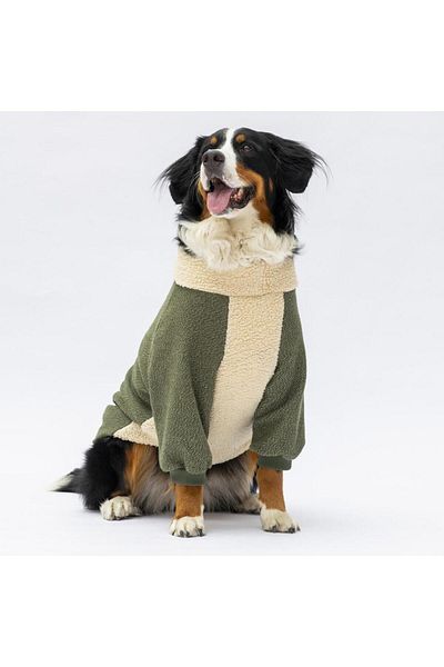 Pawstar Khaki Alaska Large Breed Dog Sweat-Dog Clothing