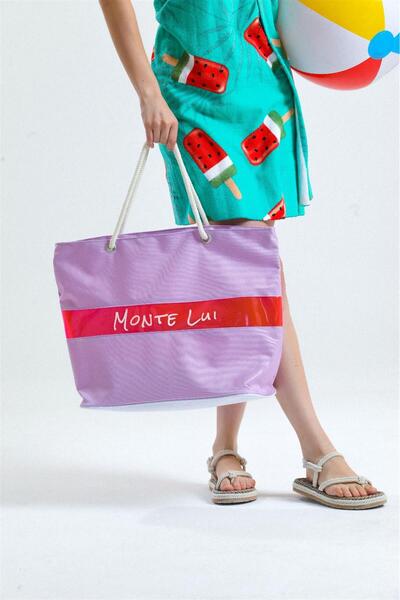 Monte Lui Lilac 1011 Model Beach Bag