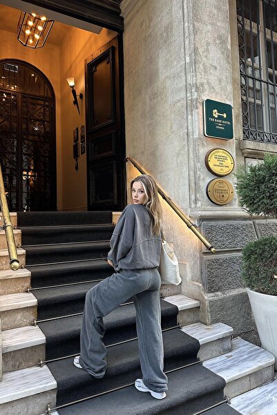 mylove Anthracite Colored Front Seam Washable Bottom Design