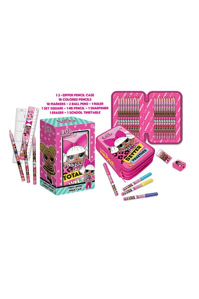 L.O.L. SURPRISE LOL Surprise 3 Zippers Pencil Case
