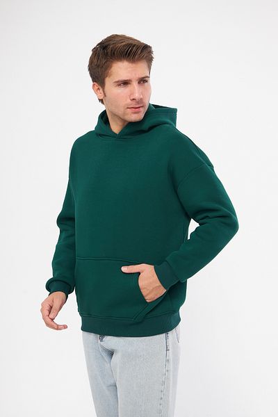 Moda Işık Hanorac unisex verde închis - 100% bumbac