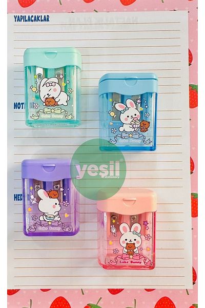 YeşilStationery 1 مبراة أقلام أرنب