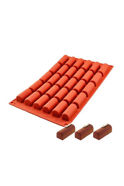 TT Tahtakale Toptancıları 30 Piece Silicone Cake - Chocolate Oval Rectangular, Ice and Bar Soap Mold