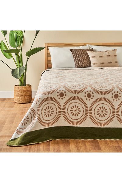 Bella Maison Oriane Single Cotton Blanket Beige (150X200 cm)