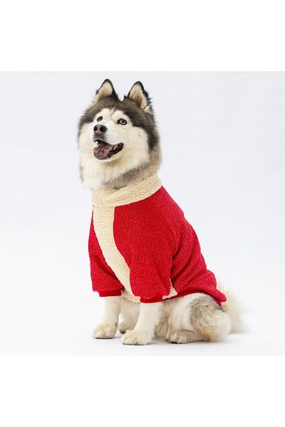 Pawstar Red Alaska Large Breed Dog Sweat-Dog Apparel