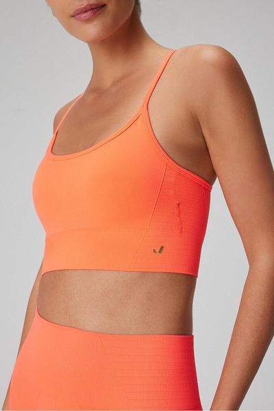 Jerf Αθλητικό σουτιέν Gela Neon Coral με λουράκι