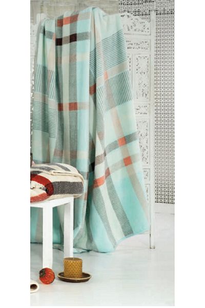 MİNK Lacasa Luxury Mink King Size 1086 Pătură verde 200x240 & atât pătură, cât și cuvertură de pat și