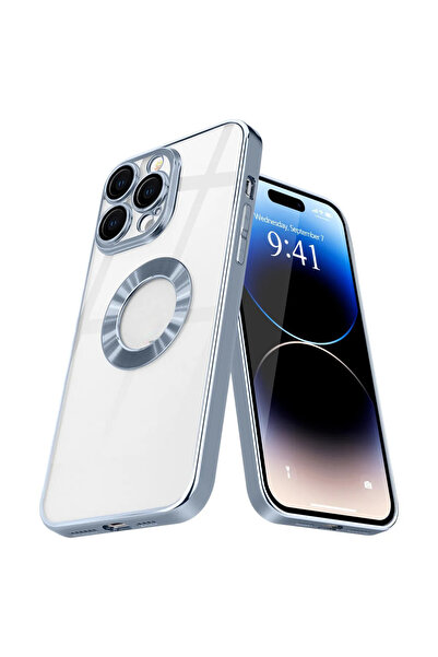 Fibaks Apple Iphone 13 Pro Max Uyumlu Kamera Lens Korumalı Şeffaf Renkli Logo...