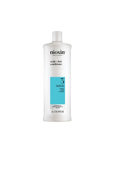Nioxin System 3 – Spülung – Gefärbtes und geschädigtes Haar mit milderer Schwächung, Nioxin 1000 ml