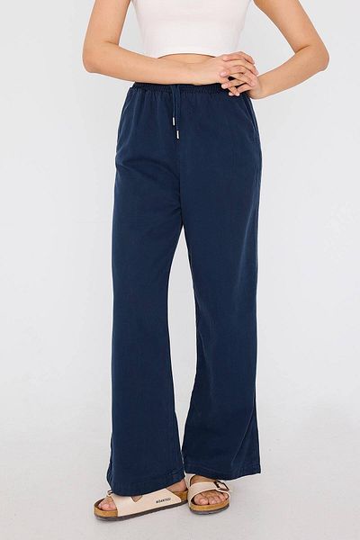 Addax Front Tie Wide Leg Trousers PN4707-PNU