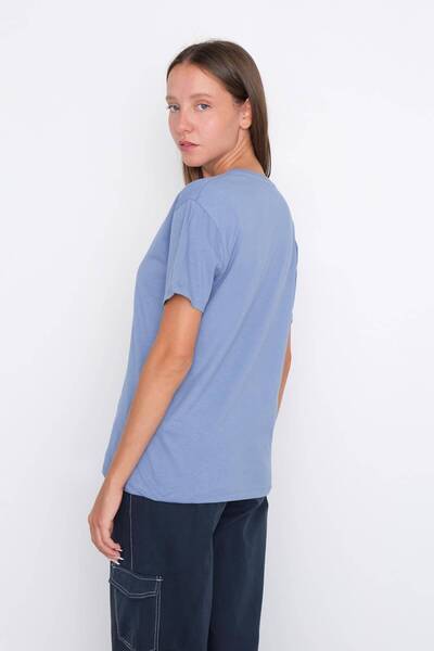 Addax Crew Neck Basic T-shirt P1100-x5