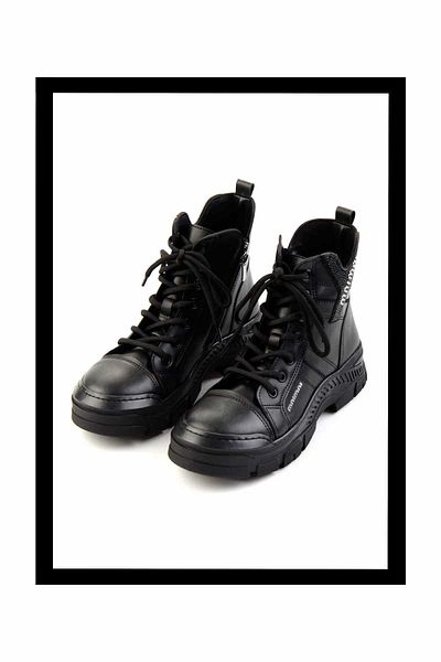 Bambi Μαύρα Γυναικεία Μποτάκια - K02050002009 Model Bootie