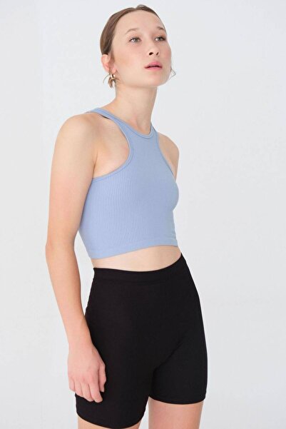 Addax Halter Collar Seamless Crop Athlete A0186-e13