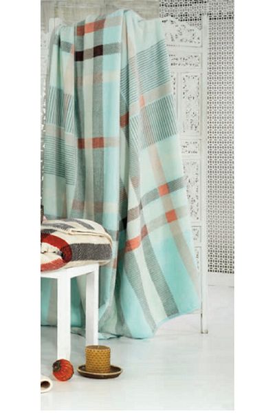 MİNK Lacasa Luxury Mink King Size 1086 Pătură verde 200x240 & atât pătură, cât și cuvertură de pat și