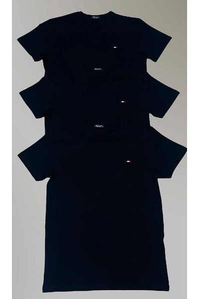 Est Estola Ανδρικό μπλουζάκι Koton Lycra Slim Fit με λαιμόκοψη 3ο ΣΕΤ