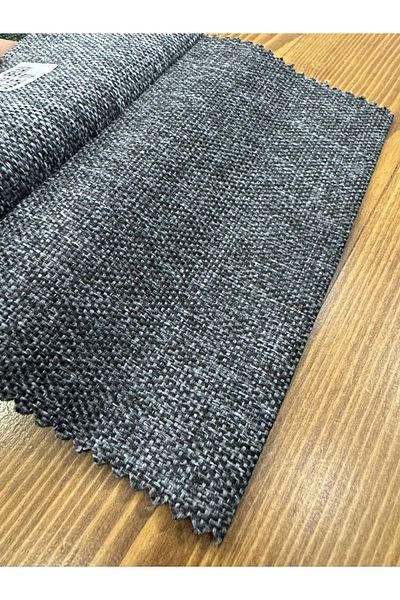 Bakırcı Kumaş Gray Linen Upholstery Fabric