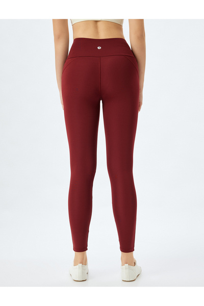 Koton Αθλητικό κολάν Slim Fit - Κανονική μέση, Interlock με λεπτομέρεια ραφής