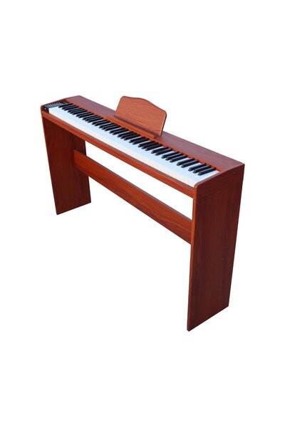 JWIN SDP-88 Tuş Hassasiyetli 88 Tuşlu Dijital Piyano - Kahverengi