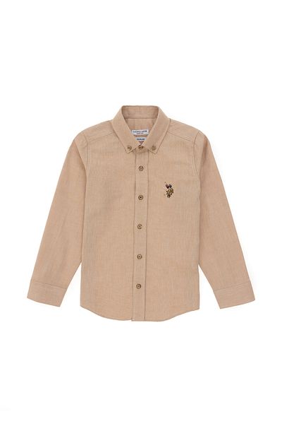 U.S. Polo Assn. Кокосова риза с дълъг ръкав за момче 50295663 -Vr153