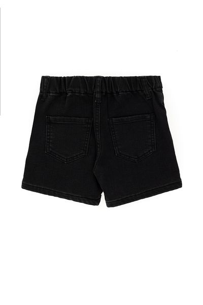 U.S. Polo Assn. Girl's Black Jean Shorts Skirt 50298209-Dn0027