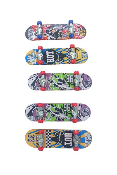 PopŞeker Minik Eller İçin Büyük Maceralar! 5'li Renkli Parmak Kaykay Seti