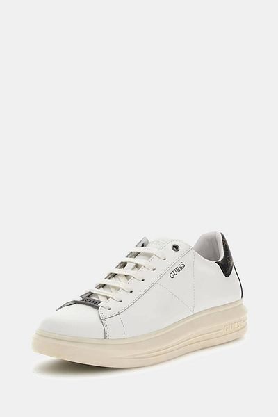 Guess Weiß-brauner Herren-Sneaker VIBO