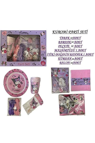 DÜVENCİ TİCARET SET DE PETRECERE KUROMI PENTRU 12 PERSONE