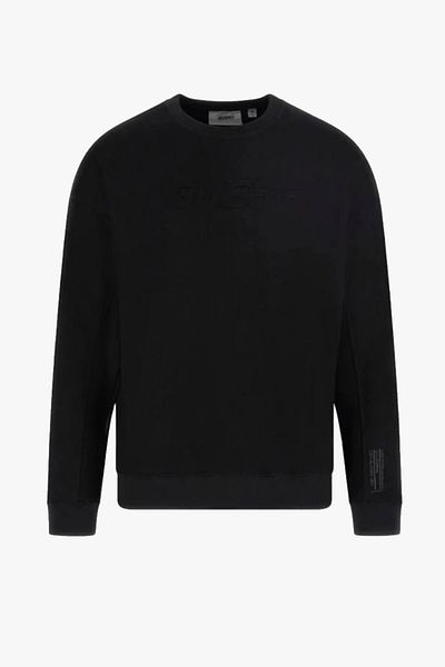 Guess Men's Sheen Cn Black Sweatshirt