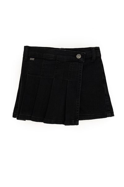 U.S. Polo Assn. Girl's Black Jean Shorts Skirt 50298209-Dn0027