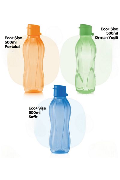 Tupperware Eco+ 500ml Bottle Orange - Forest Green Sapphire