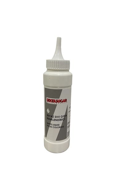 ŞEKER & SUGAR White Liquid Food Colorizer 250 ml