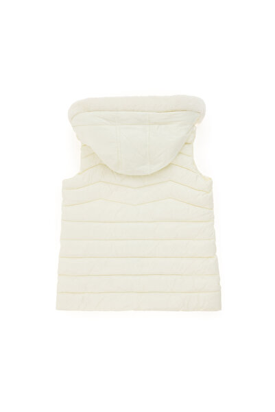 U.S. Polo Assn. Κρεμ γιλέκο για κορίτσια 50291742 -VR071