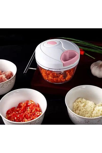 MyBru Practical Hand Rondo with 3 Blades and String Chamber (Rende Chopper)
