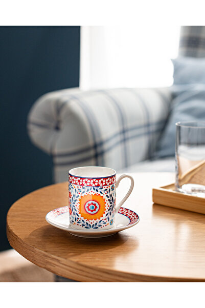 Madame Coco طقم فناجين قهوة ديزي 2 قطعة - ملون - 90 مل