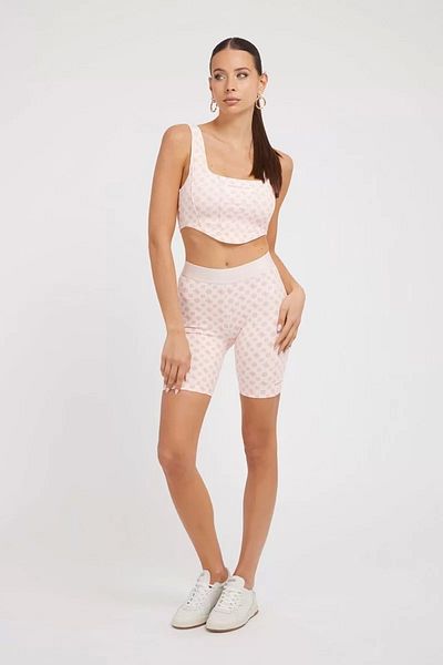 Guess Дамски къси панталони Aggie Active Slim Fit