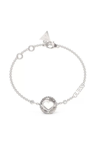 Guess سوار رمادي معدني للنساء JGUJUBB03344JWRHS