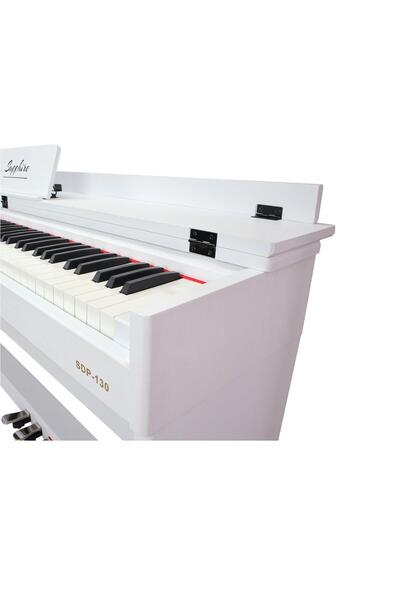 JWIN Sapphire SDP-130 Tuş Hassasiyetli 88 Tuşlu Dijital Piyano - Beyaz