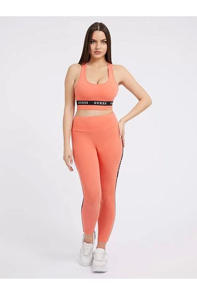 Guess Alıne Leggings 4/4 E Γυναικείο πορτοκαλί κολάν V2yb14kabr0-a30q