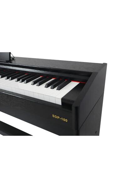 JWIN Sapphire SDP-100 Tuş Hassasiyetli 88 Tuşlu Dijital Piyano - Siyah