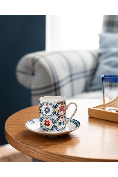 Madame Coco Elita 2-Piece Coffee Cup Set - Colorful - 90 ml