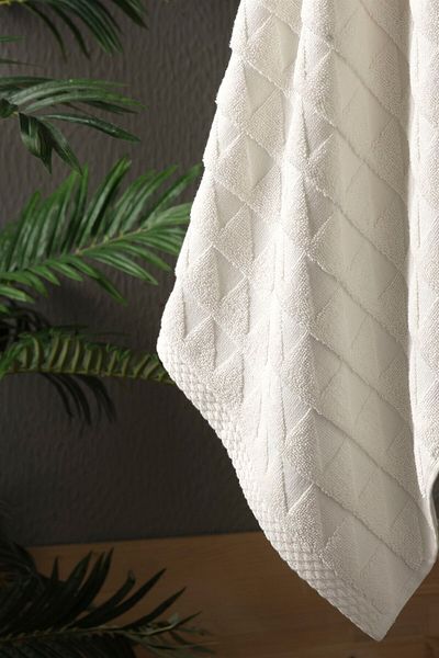 neşe home collection Πετσέτα μπάνιου Emma Cream 70x140