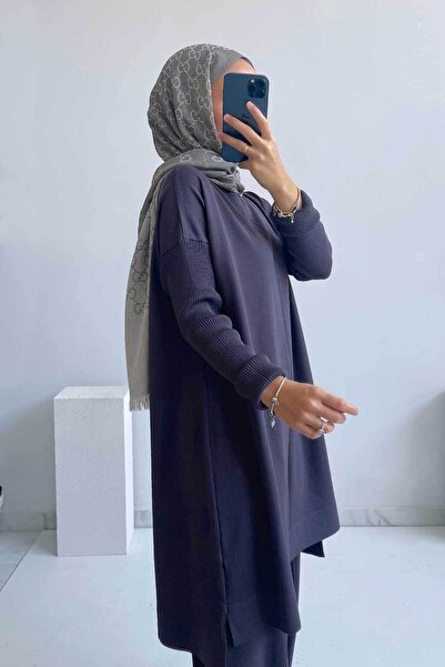 Ka Hijab Mira Mercerized Hijab Set - Smoked