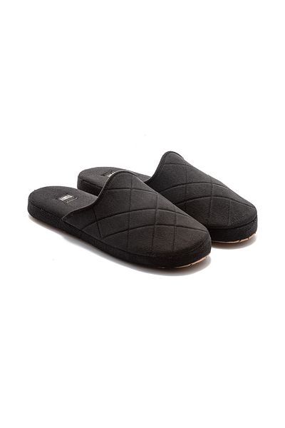 Twigy Ανδρικές παντόφλες σπιτιών Bako Silent Sole Μαύρες 41/46