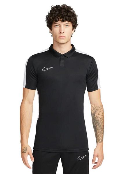 Nike Dri-Fit Academy23 Men's Black Polo Collar T-Shirt - Dr1346-010