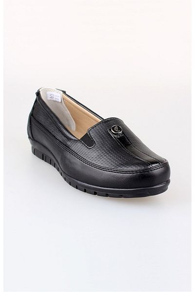 EDİK Edik M184 Black Thermo Sole Pantofi de zi cu zi pentru mama