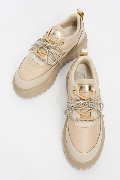 LuviShoes Pantofi sport de damă THEOS Beige Parachute Stone
