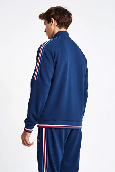 Lescon 24ntev001124alc Açık Lacivert Erkek Fermuarlı Sweatshirt