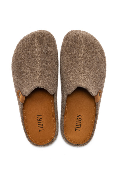 Twigy Mati Ανδρικές Παντόφλες Σπιτιού Μπεζ 41/45